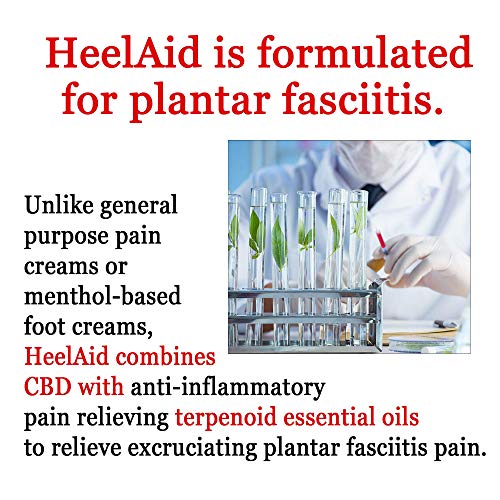 HeelAid Plantar Fasciitis Pain Relief CBD (Hemp) Enriched Brush-On Heel Treatment - Doctor Developed - Clinically Tested - Natural Ingredients Penetrate Deep to Calm Fascia Inflammation. - Image 6
