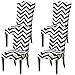 LANSHENG Housses de Chaise Extensibles pour chaises de Salle à Manger, Housse de Protection de Chaise 2/4/6 pièces, Housses de siège de Protection de Chaise élastique (Multicolor-3,4 pcs)