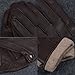 MATSU Men Winter Warm Deerskin Leather 100% Cashmere Lined Motorcycle Driving Dress Leather Gloves M1066