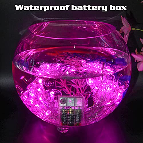 Battery String Lights Pink Crystal Flamingo Lights 30.5Ft 60 Led Waterproof Outdoor String Lights, 8 Lighting Modes Battery Twinkle Lights, Patio Garden Wedding Christmas Flamingo Party Decorations #TOP2