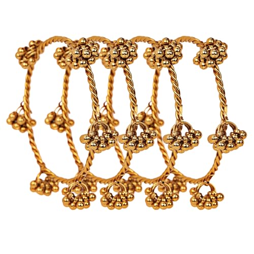 Image of Shining Diva Fashion 4 Pcs Kashmiri Ghungroo Bangles Set for Women | Trendy Stylish Traditional Jewellery