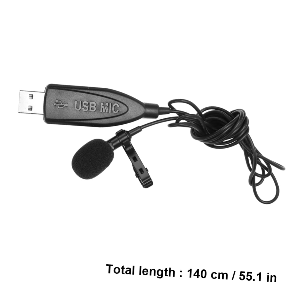 Sosoport Mini Microphone for Computer Portable Durable Microphone with Cable for Home Office Streaming and Recording Sessions Compatible with