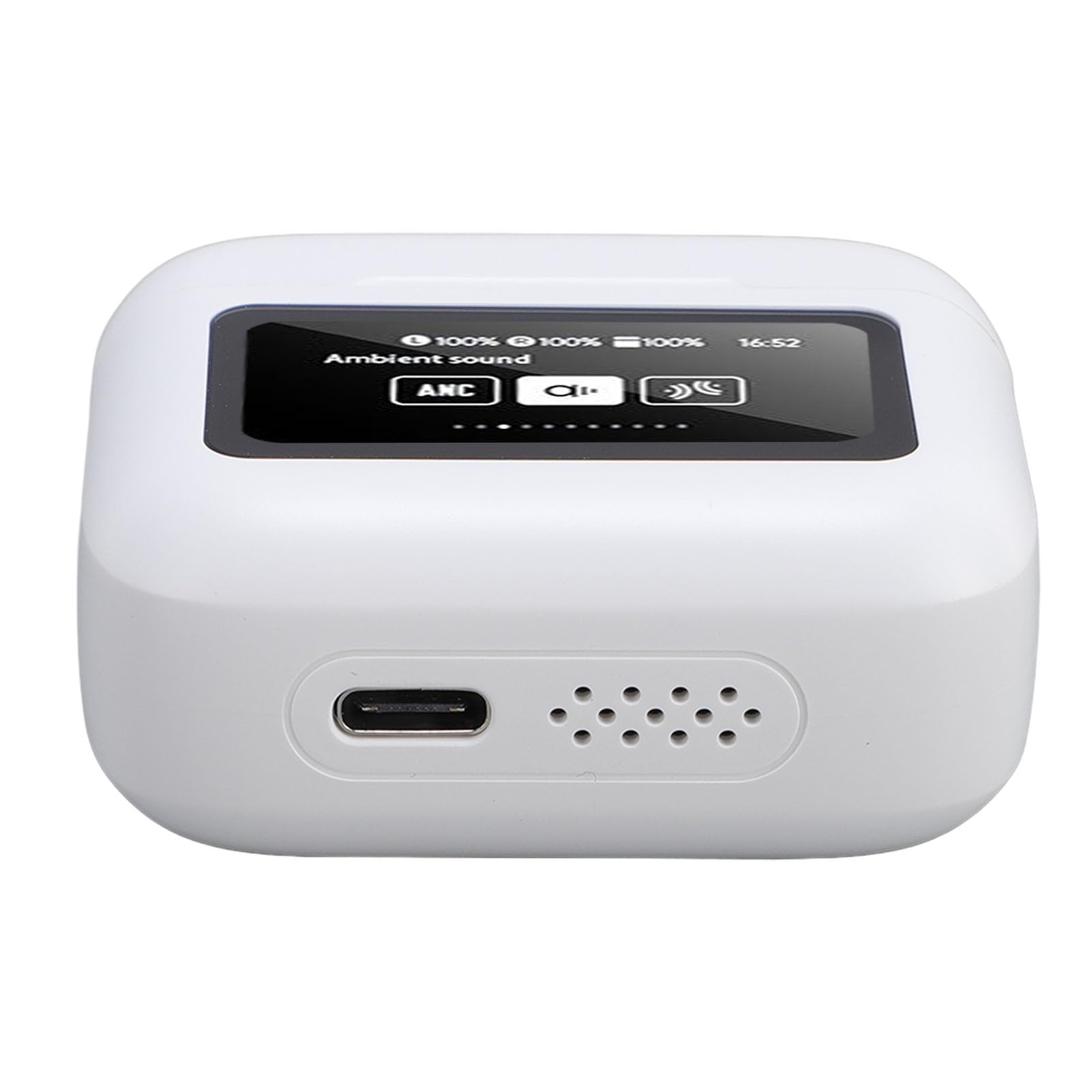 Auricolari Traduttore Bidirezionale 144 Lingue |Traduzione Wireless Bluetooth 5.4 con APP Touch Control per l'apprendimento di Viaggi d'affari Bianco (WHITE)
