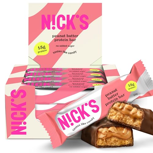 Nicks Barritas De Proteínas Crema De Cacahuete, Baja En Carbohidratos, 15g De Proteínas, 214 Calorías, Low Carb, Ceto Barras Proteicas, Sin Az Nicks Barritas De Proteínas Crema De Cacahuete, Baja En Carbohidratos, 15g De Proteínas, 214 Calorías, Low Carb, Ceto Barras Proteicas, Sin Az