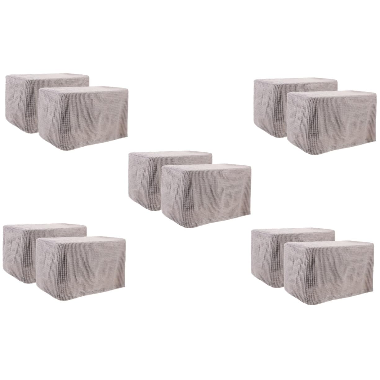 Housses de siège de canapé Alipis 5 paires de protections d'accoudoir extensibles en polaire