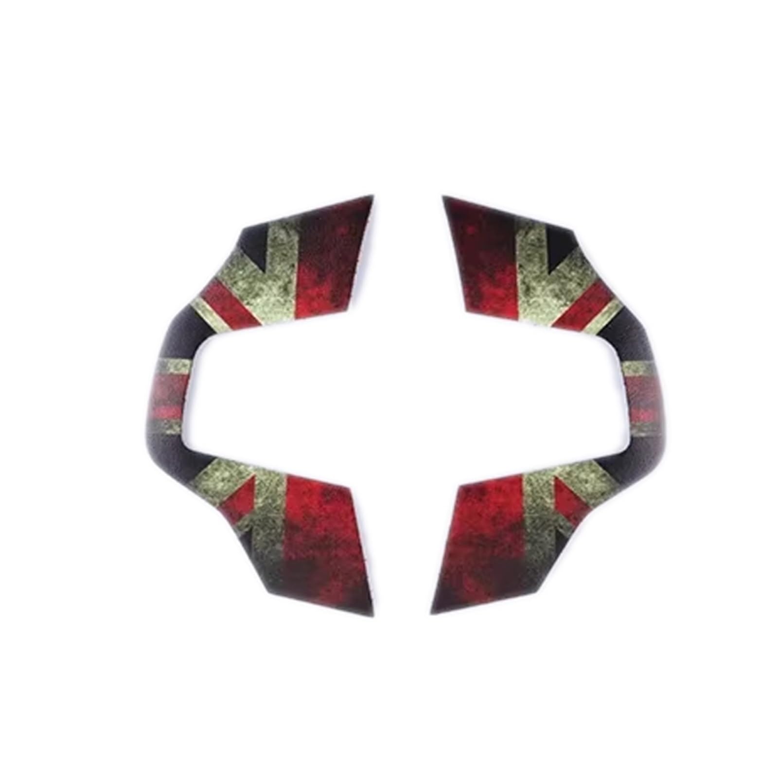 Car Trim Compatible with Mini for Cooper J01 J05 U25 F65 F66 F67 2024 2025 Car Steering Wheel Button Frame Sticker(Color 11)