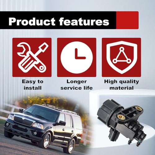 Pleoos EGR Vacuum Solenoid Valve VS63 F57Z9J459C F63Z9J459AA Compatible with Contour F150 E150 E250 E350 Escape Expedition Explorer Taurus Blackwood Navigator Cougar