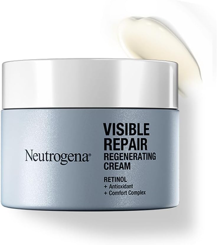 Visible Repair Retinol Day & Night Cream: Boosts Collagen for Anti-Ageing, Wrinkles, Fine Lines 50g