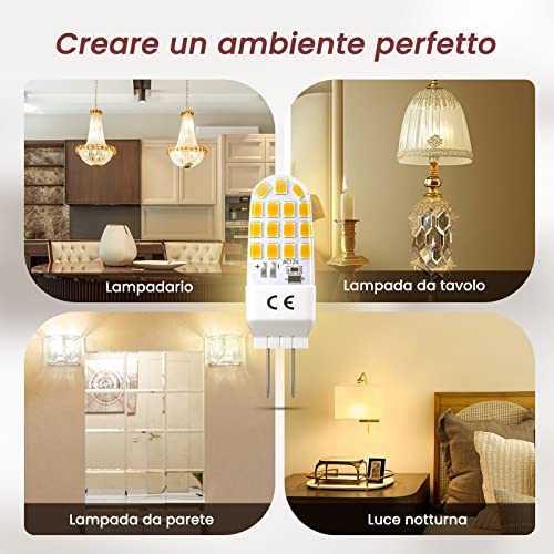 DoRight Lampadine LED DC 12V G6.35, 3.5W Lampadine...