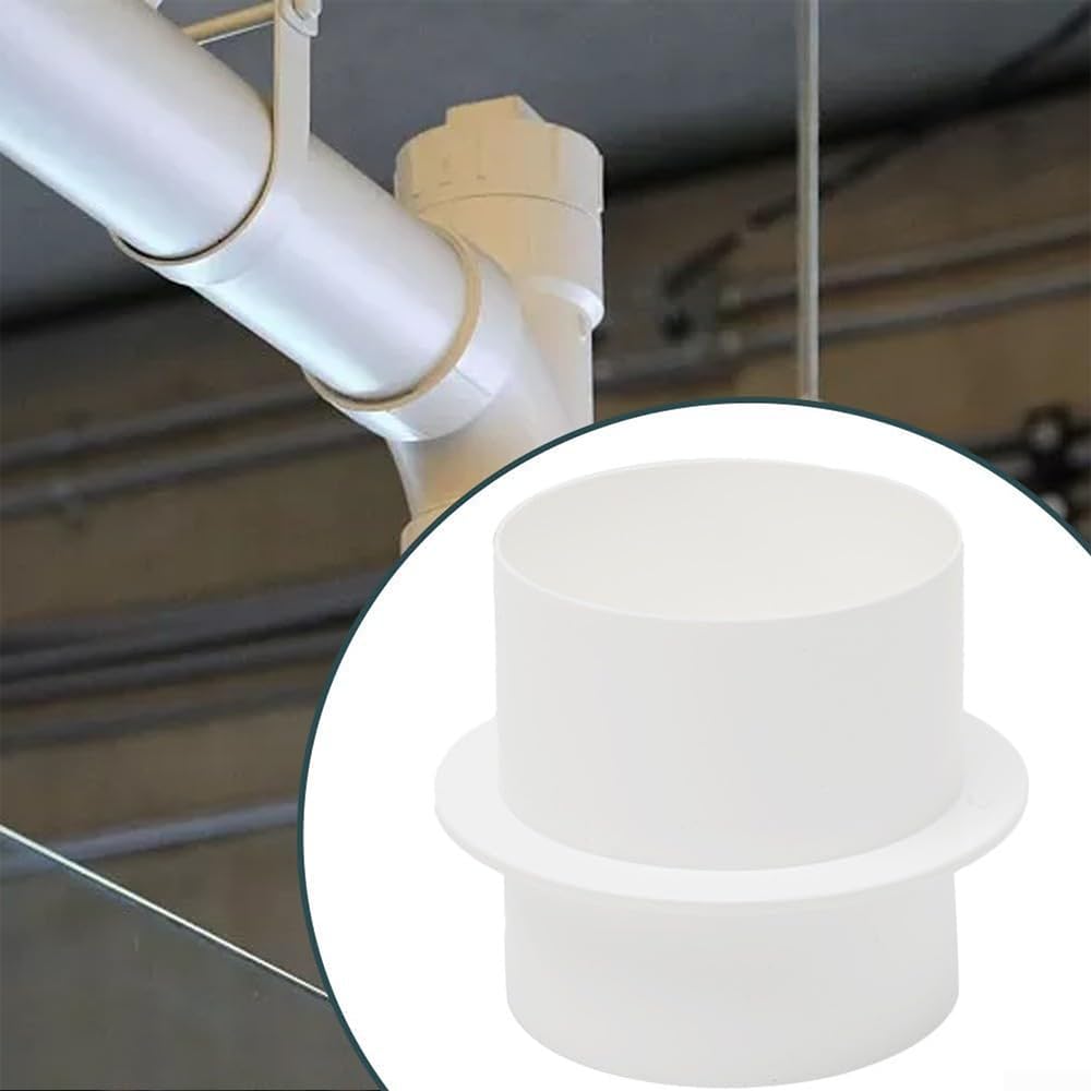 Válvula de retención de ventilador de PVC, válvula antirretorno de 110 mm, conector de tubo rígido redondo que evita el riego inverso para cocinas, baños y baños