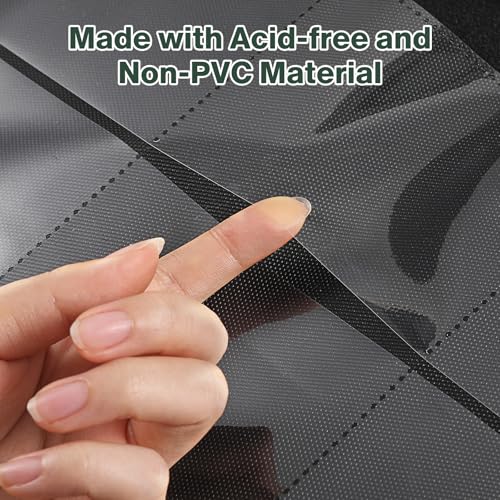 Image of Top Loader Binder 4 Pocket, Holds 160 Toploaders, 100 Toploaders INCLUDED | Toploader Binder for 3 inch x 4 inch Rigid Toploaders, Trading Card Binder for TCG, MTG, Sport Cards, PU Leather Cover, Side Loading