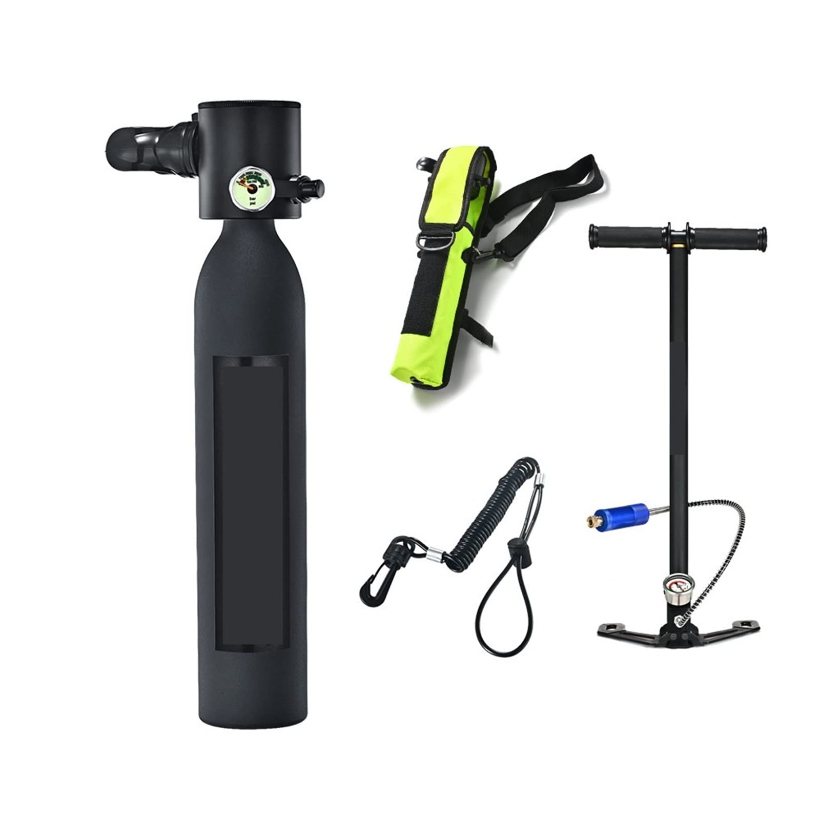 Mini bombola per immersioni subacquee Bombole Di Gas Di Scorta Subacquee Portatili Dotate Di Un Set Completo Di Respiratori Subacquei per il kit di salvataggio di emergenza per l'esplorazione subacque