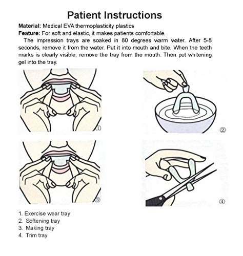 Impressive Smile IS-HPD-TWT20 20/Pack Thermo-Molding Boil And Bite Teeth Whitening Mouth Trays Wholesale Value thumb #2