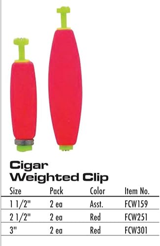 Miniatura 2 de Thill Flotadores de cigarros de espuma Fish'N Clip con peso para cigarros,Cigarro Slip-Peg,Palo deslizante para cigarros,Clip sin peso para