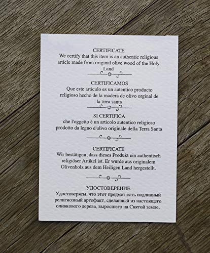 Most Original Gifts Orthodox Eastern St. Nicholas Olive Wood Cross Necklace In Cotton Pouch Bethlehem Certified - Wooden Cross Necklace For Men & Women #TOP6