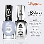 Sally Hansen Miracle Gel Salon Quality Nail Polish | Gel-Like Formula, Two-Step System, No UV Light Needed, Long Lasting | Semi-Opaque, Glossy | 582 O-Zone You Didn't | Pale Violet Nail Color - Image 5