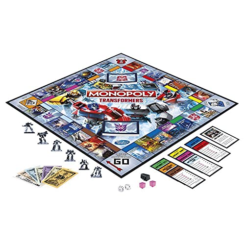 Monopoly: Transformers Edition para 2-6 jugadores de 8 años en adelante miniatura 2