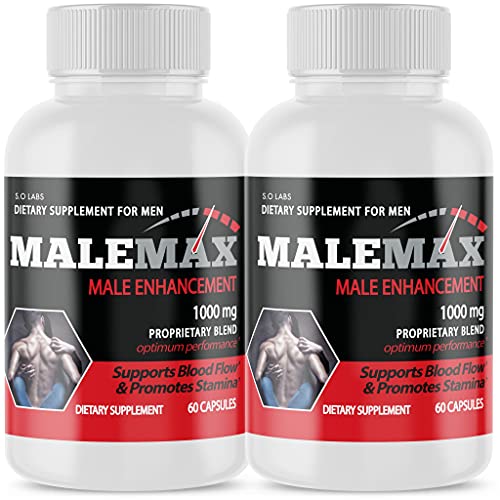 (2 Pack) Male Max Supplement Pills for Men - (120 Capsules)