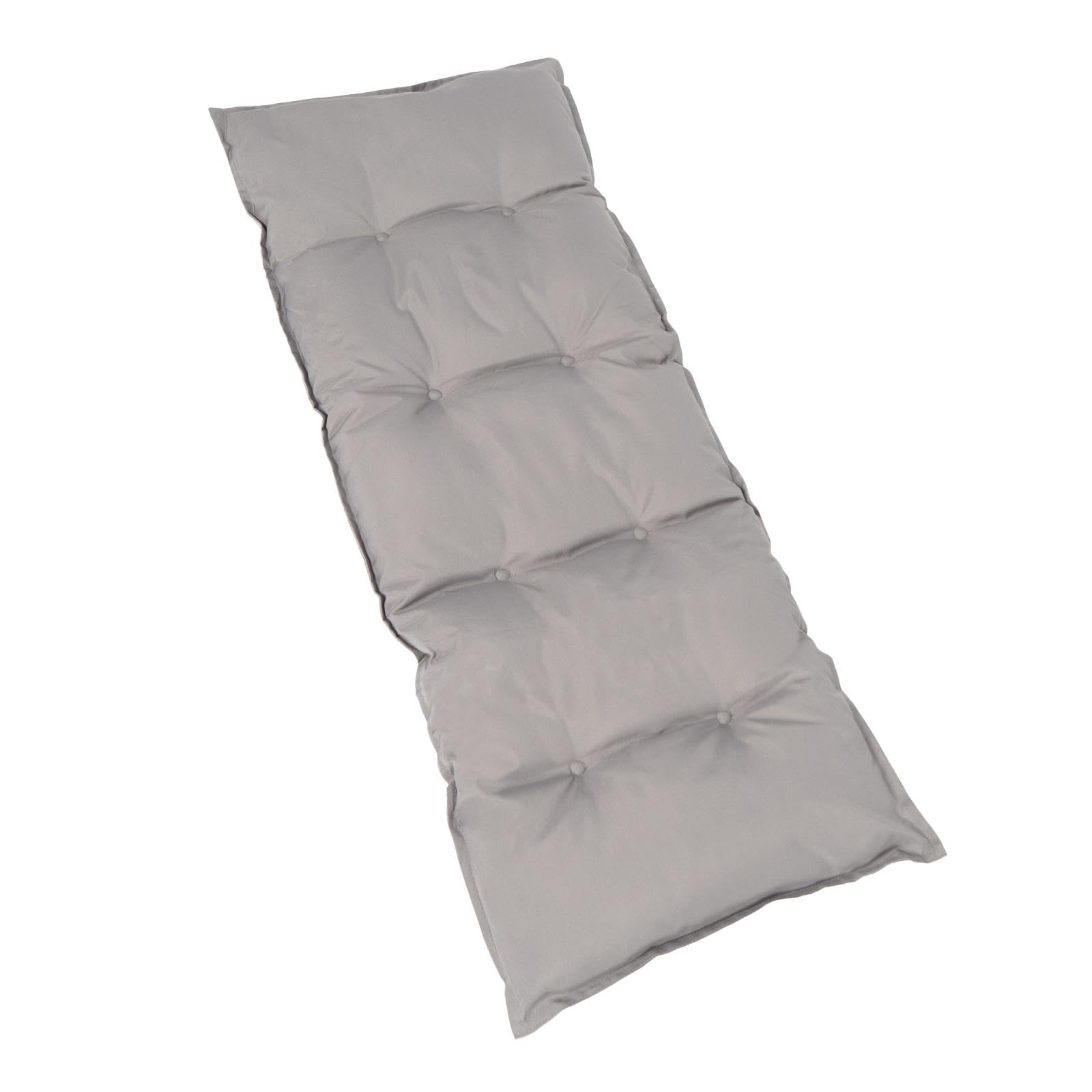 OHS 2 Seater Bench Cushion, Water Resistant Garden Seat Pads Comfy Super Soft Indoor Outdoor Seat Cushions Patio Garden Bench Furniture, Charcoal Grey