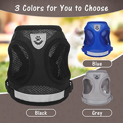 TAILGOO Cat Harness and Leash Escape Proof Set - Soft Breathable Mesh Kitty Vest with Reflective Strip and Durable Leash… - Image 6