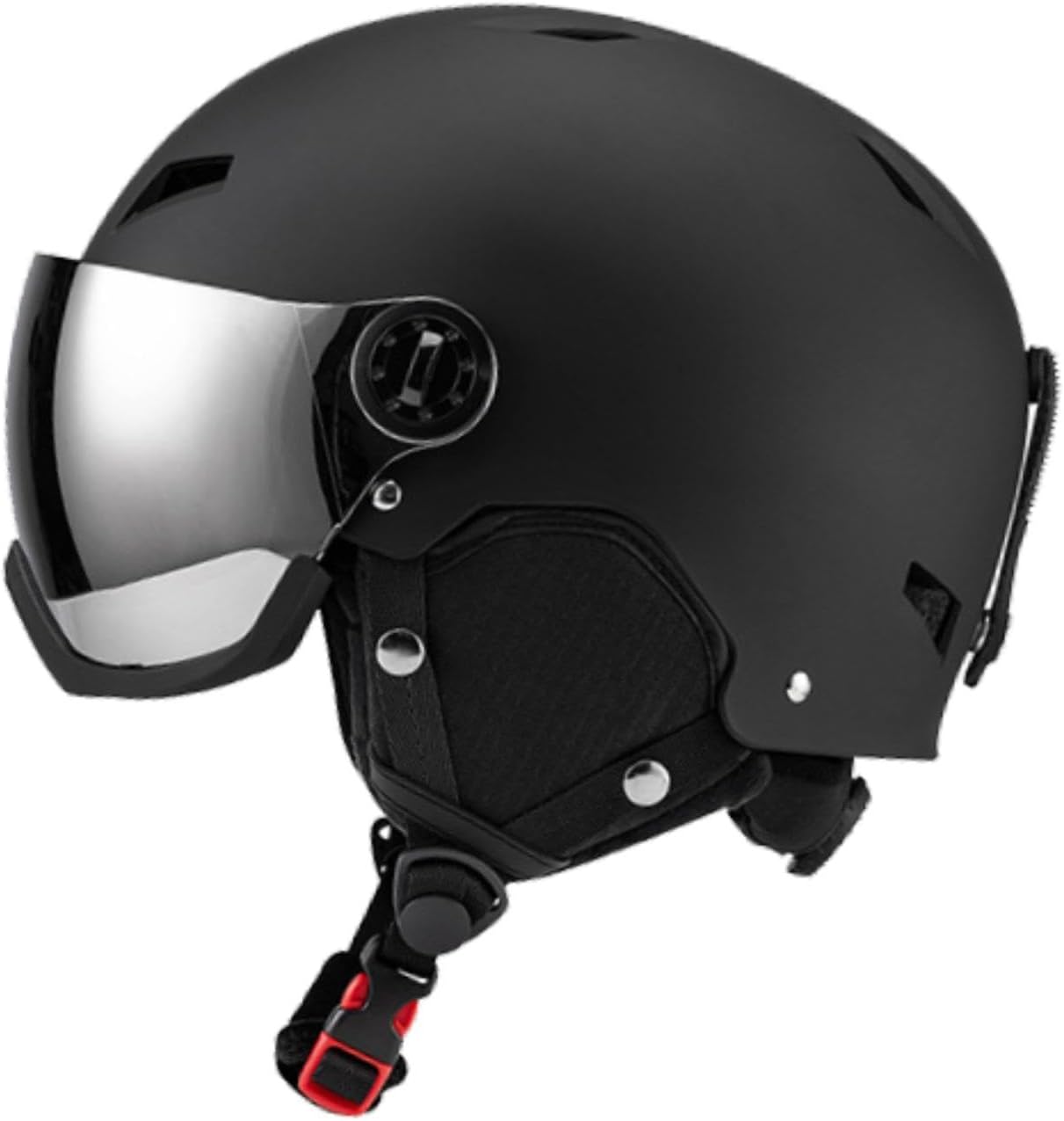 ATORSE™ Snowboard Helmet Outdoor Earmuff with Jaw Pad Comfortable Snow Sports Helmet S Black| Outdoor Sports | Skateboarding & Longboarding | Clothing, Shoes & Accessories | Protective Gear