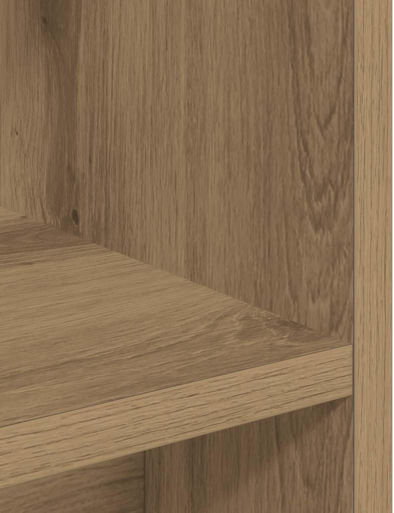 vidaXL Aquarium Stand Artisan Oak Engineered Wood Medium Aquarium Stand