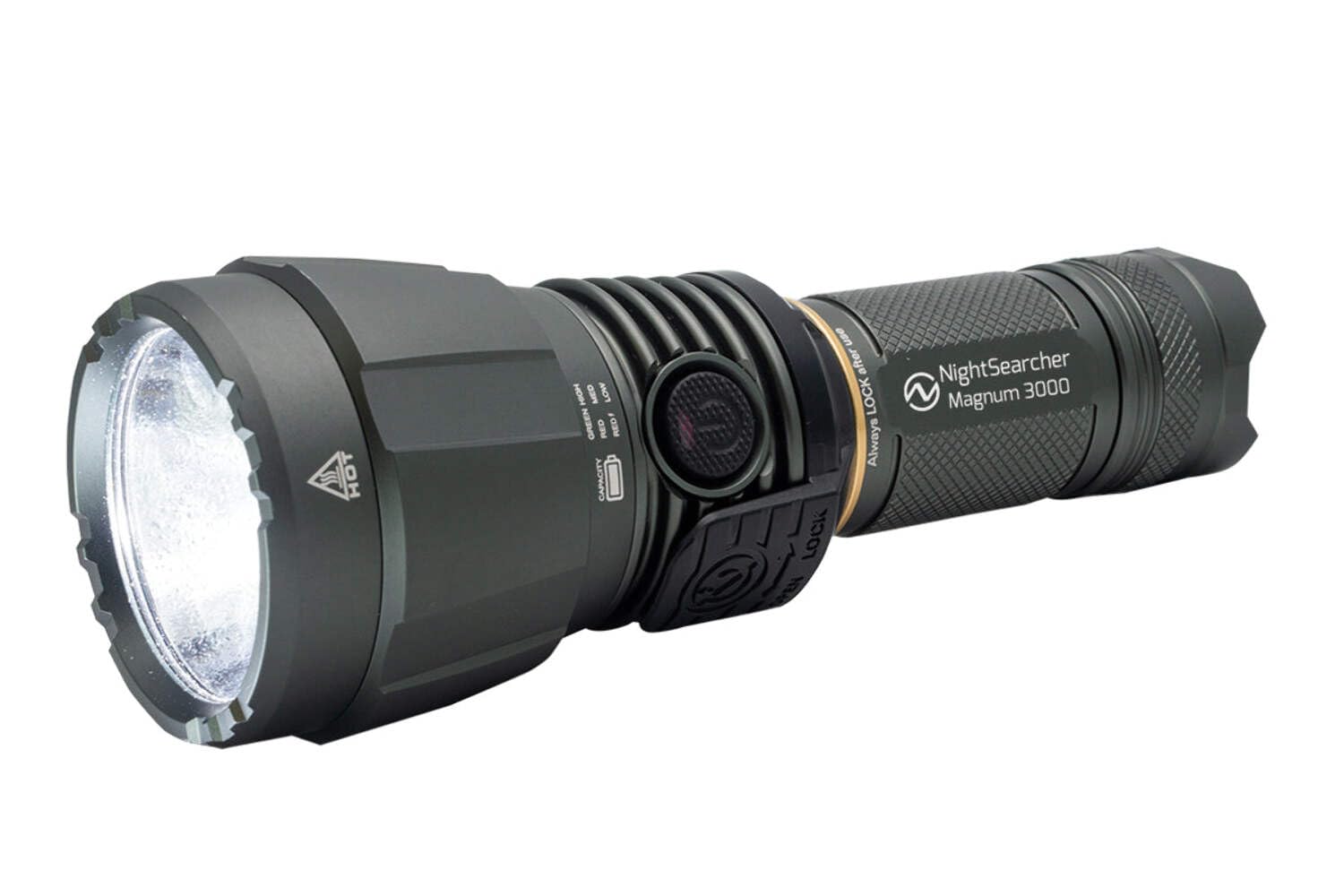 Nightsearcher Magnum 3000 | 3000 Lumens | Rechargeable
