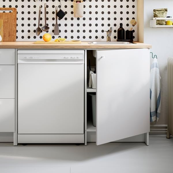 ProTuning Mobile KNOXHULT Base con anta e nicchia, bianco, 120x61x91 cm