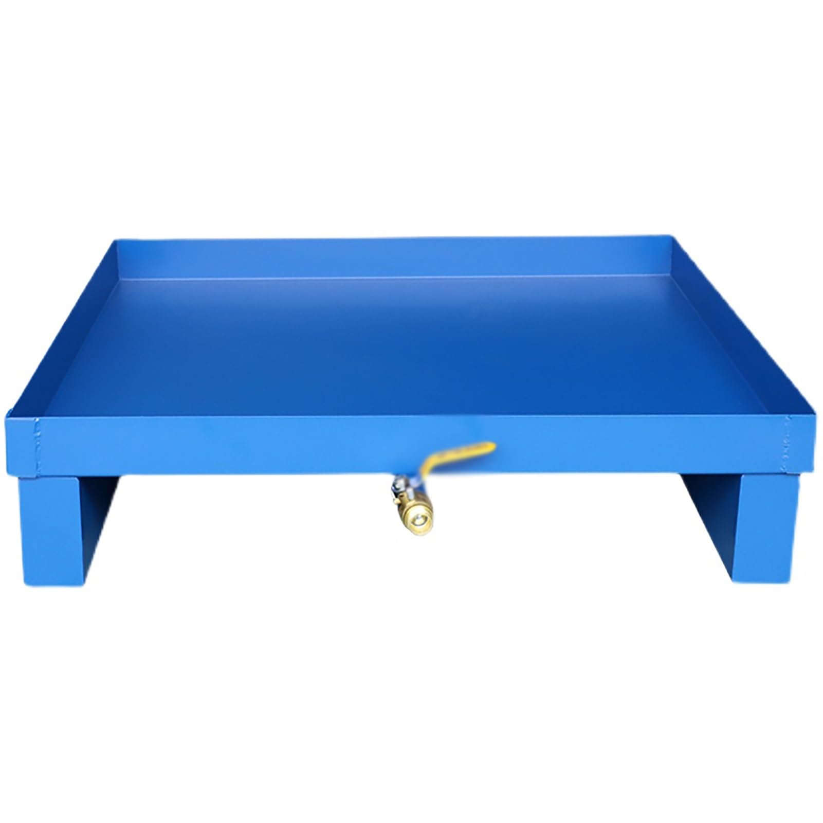 Palette de confinement pour garage et atelier afin d'organiser le stockage des huiles