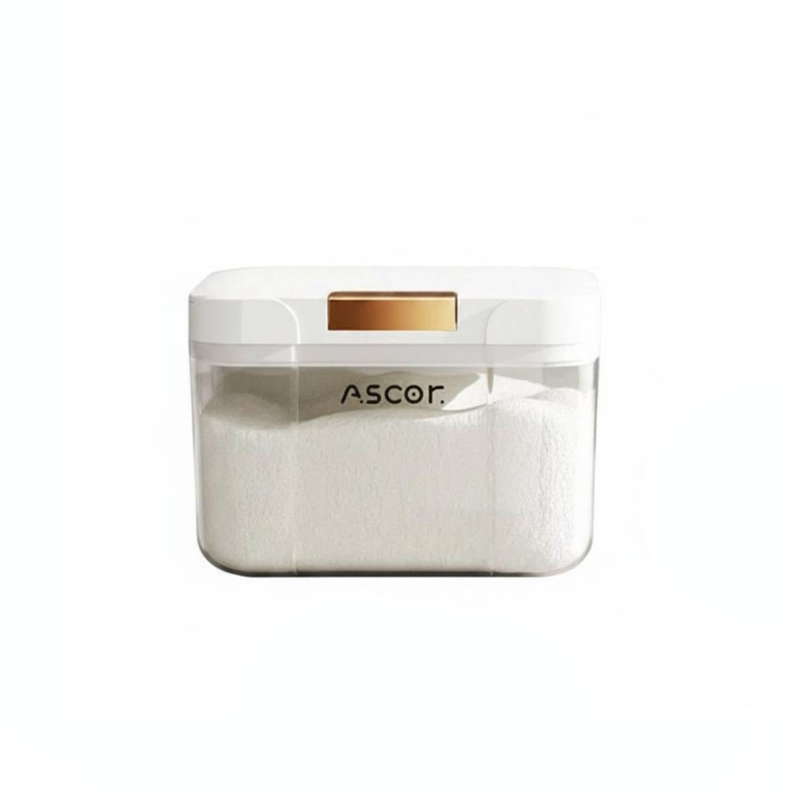 Flour Storage Bin Humidity-resistantProof Sealed Grain Canister Large Capacity Rice Storage Container for Kitchen 3KG-image-38