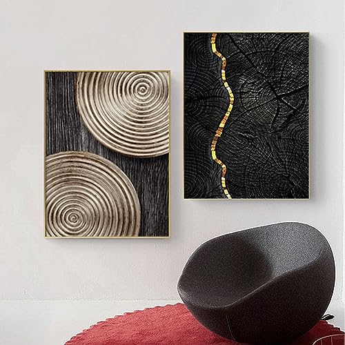 PYNVDD Canvas Poster, Modern Minimalist Abstract Wall Art, Bohemian Poster Set, Geometric Wall Decoration, No Frame (Picture - Image 3