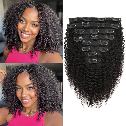 Curly Clip In Hair Extensions 14 Inch