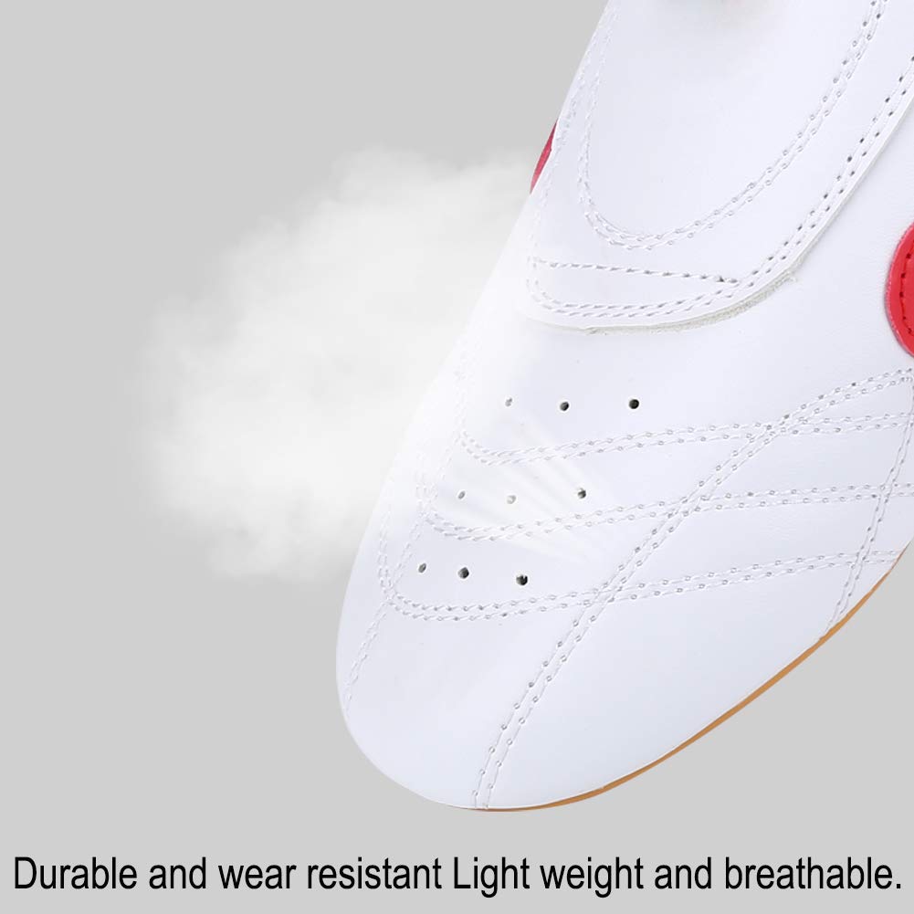 Regun Taekwondo Buty Taekwondo Unisex Boks Kung Fu Tai Chi Sport Buty gimnastyczne dla dzieci Dorosłych, kolorowe, 32 EU
