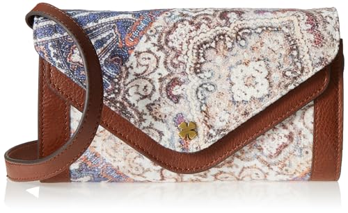 Lucky Brand Love Cotton Crossbody Wallet, Vintage Patch