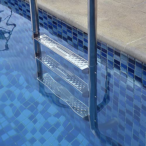Barandilla para piscina de acero inoxidable 2 peldaños miniatura 3
