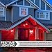 Sunlite 40471 LED A19 Colored Light Bulb, 3 Watts (25w Equivalent), E26 Medium Base, Non-Dimmable, UL Listed, Party Decoration, Holiday Lighting, 6 Count, Red