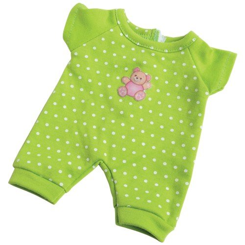 Constructive Playthings Ensemble de 4 pyjamas lavables avec fermetures pour poupées de 25,4 cm