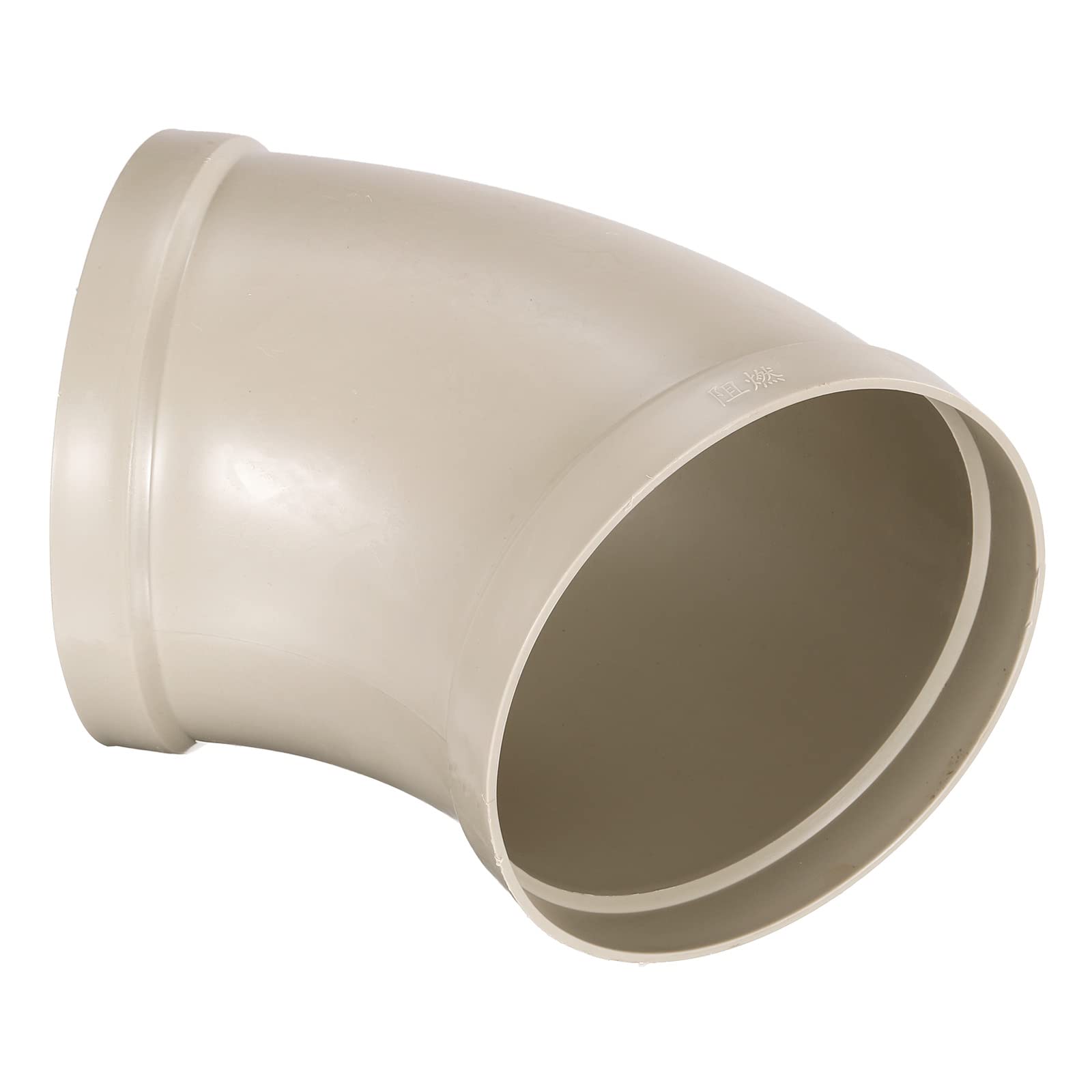 PATIKIL 8" ID Codo 45 Grados Conducto Tubería Conector, Ventilación Tubo Manguera Fuego-Resistente Adaptador para Bricolaje Hogar Fábrica Industrial Ventilación Sistemas