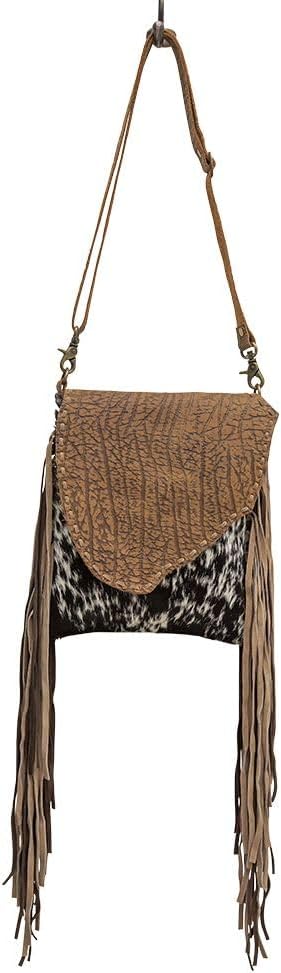 Myra Bag Leather Fringe Purse - Western Style Fringe Purses for Women, Genuine Leather Boho Bags for Women, Cowgirl Gifts - Image 4