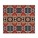 Maty do suszenia naczyń, rdzenni amerykański indiański plemienna mozaika rustykalny wzór kabiny chłonne ociekacz do naczyń mata pod zlew podkładka 41 x 46 cm
