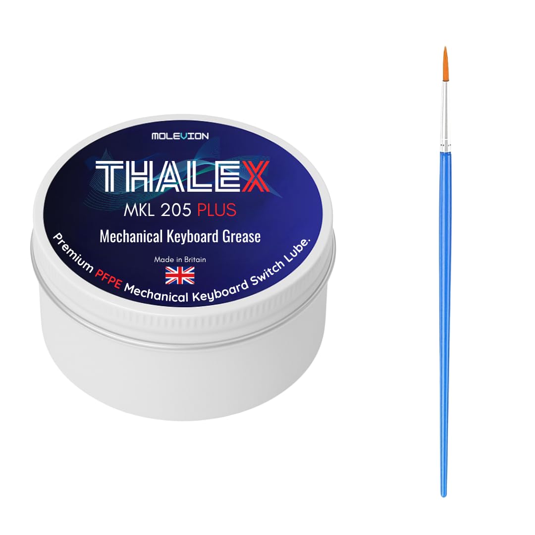 Molevion Thalex MKL 205 Plus, Aerospace-Grade PFPE Mechanical Keyboard Grease Kit