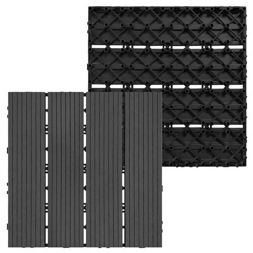 WPC Baldosas de terraza SUBTLETY azulejos de clic aspecto de madera premium 2