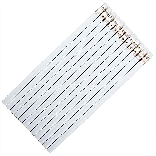 EZPENCILS & GIFTS Lápices 2HB Blanco Paquete x20 miniatura 1