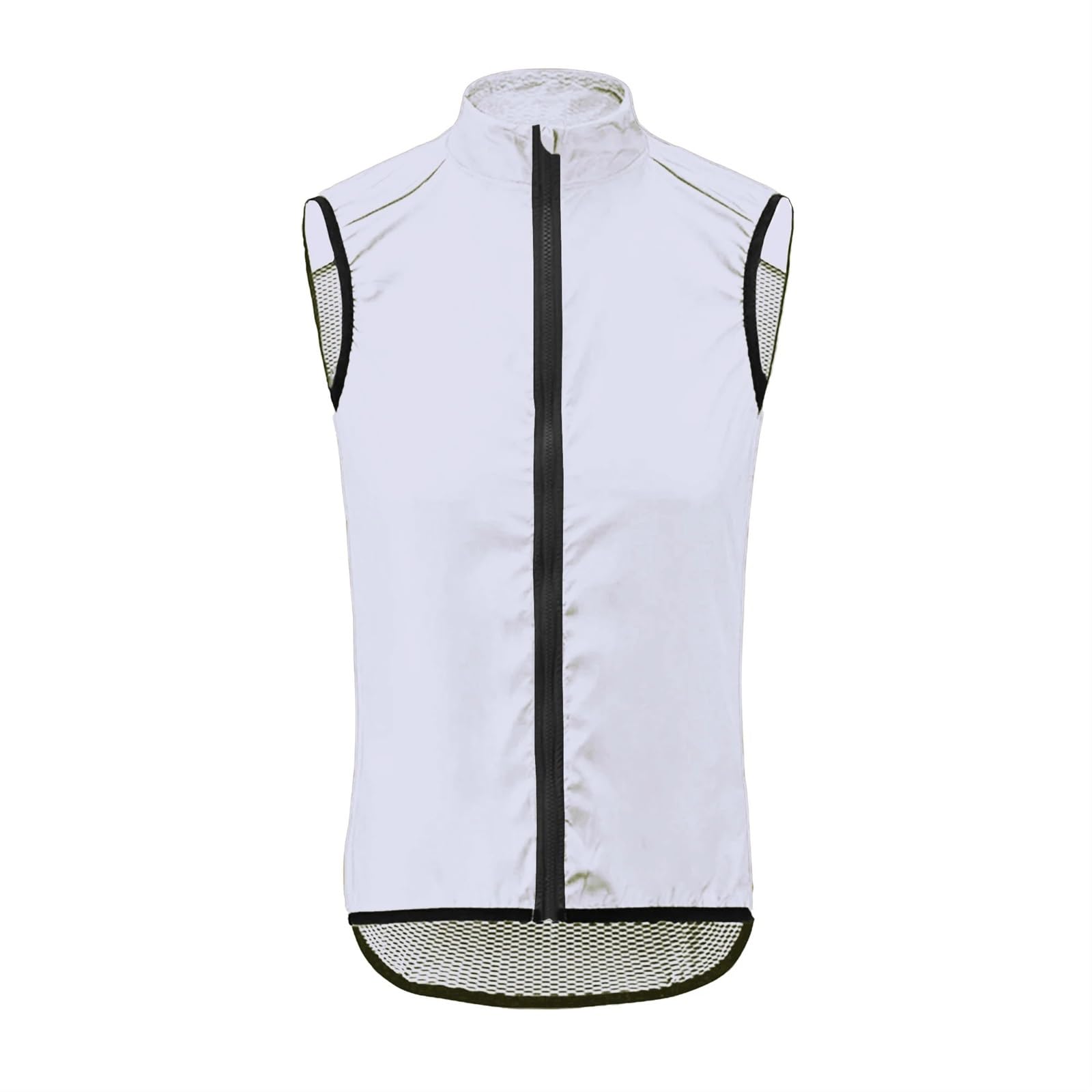 Chaleco Ciclismo Chaqueta de ciclismo sin mangas for hombre, resistente al viento, impermeable, for lluvia, camiseta malla for, chaleco for