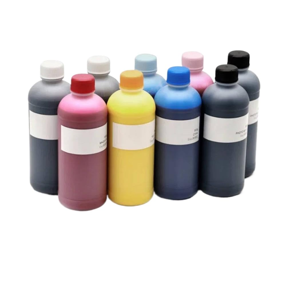 Colorant à Encre 500 ML Compatible avec 7700 7710 9700 9710 7908 9908 7890 9890 7900 9900 7910 9910 9800 7800 9400 7400 7880 9880(Dye Ink 500ml-LC)