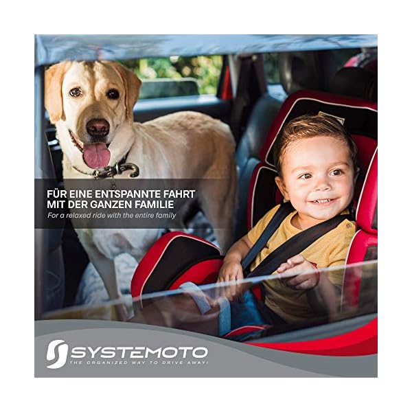 SYSTEMOTO Auto Sitzschoner für Kindersitze - Erstklassige Kindersitzunterlage in universeller Passform, Isofix-geeignet… – Bild 7