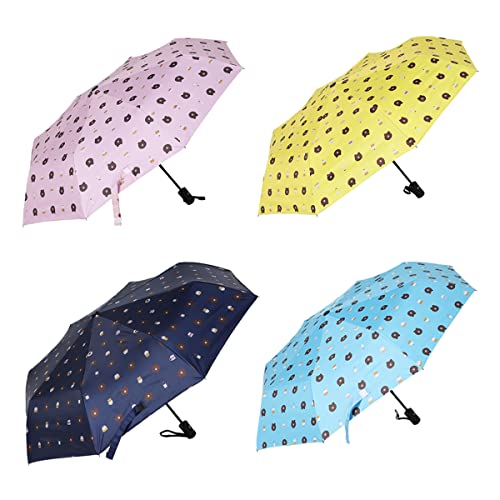 Image of KEKEMI 3 Fold Automatic Sun & Rain Umbrella for Men & Women (Pack of 2)