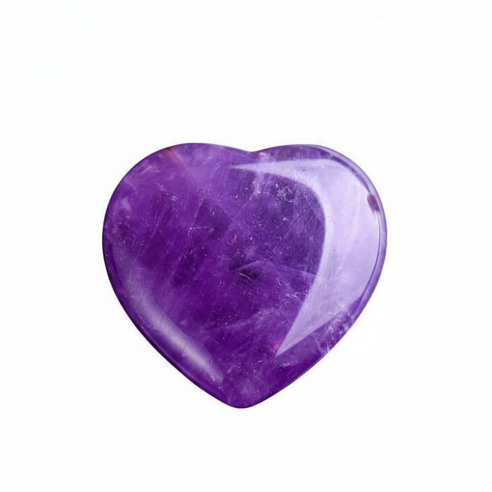 Polished Surface Holeless Heart Charm Variety of Colors Heart Shaped Crystal DIY Jewelry Stone for Craft Projects, Home Decor, Meditation, Amethyst|Home Improvement|Must Have Home Tools|Multipurpose-image-38