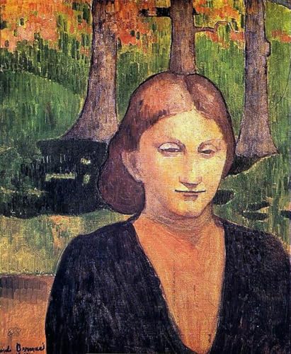 Toile murale Henri de Toulouse-Lautrec portrait de Madeleine déco salon intérieur chic