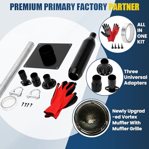 Portable Generator Exhaust Silencer Kit